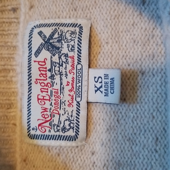 Kiel James Patrick Old Glory Donegal 100% Wool Sweater! EUC! RARE! 🔥 - Picture 6 of 7